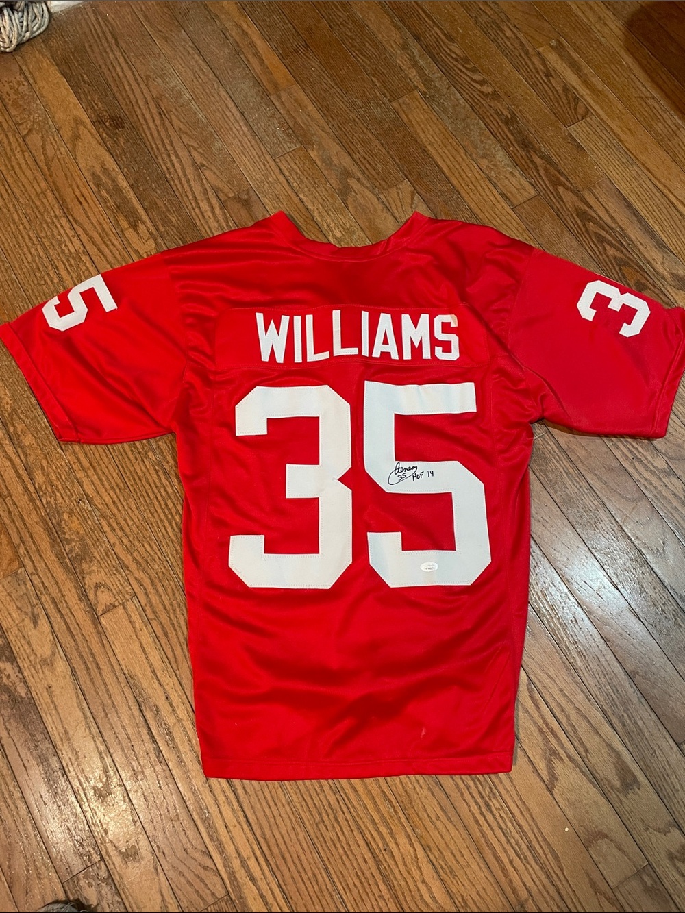 Signed *JSA Certified* Aeneas Williams #35 Football Jersey - Men’s XL